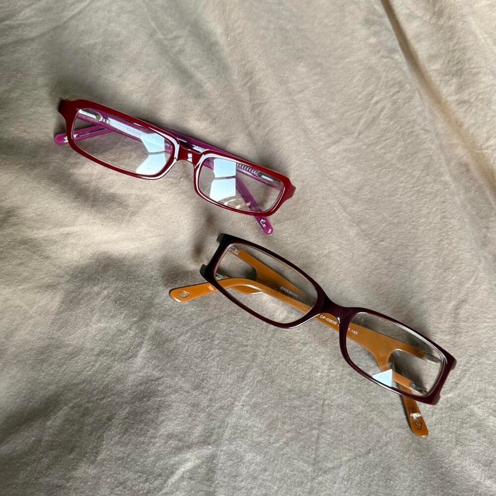 2 y2k rectangular glasses